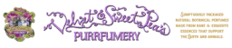 Velvet & Sweet Pea's Purrfumery logo