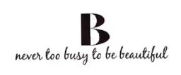 B Never Too Busy To Be Beautiful logo