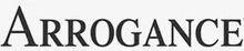 Arrogance logo