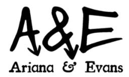 A & E - Ariana & Evans logo