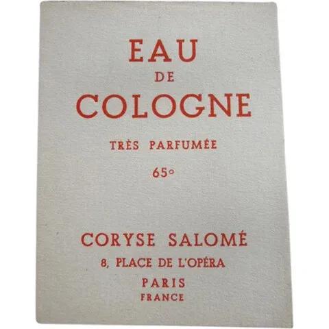 Eau de Cologne très parfumée 65° — Coryse Salome