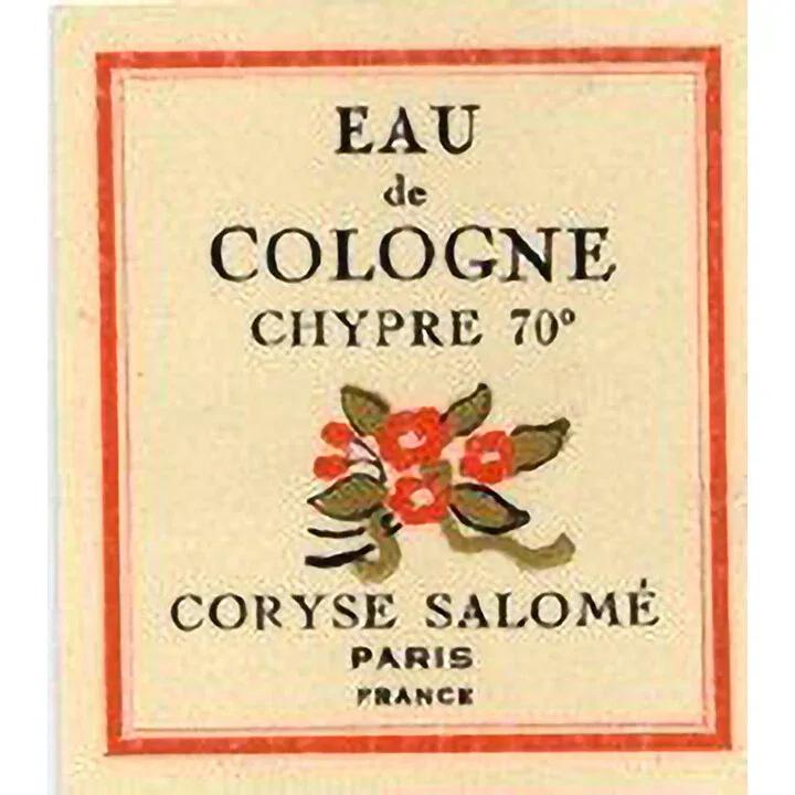 Eau de Cologne Chypre 70° — Coryse Salome