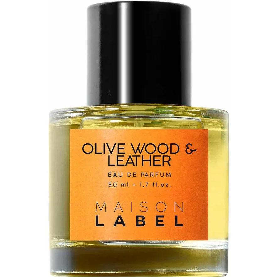 Olive Wood & Leather — Label